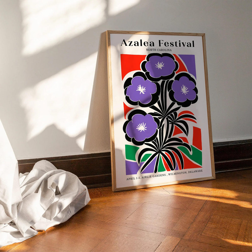 Azalea Flower Festival, North Carolina Poster – HypeSheriff Europe
