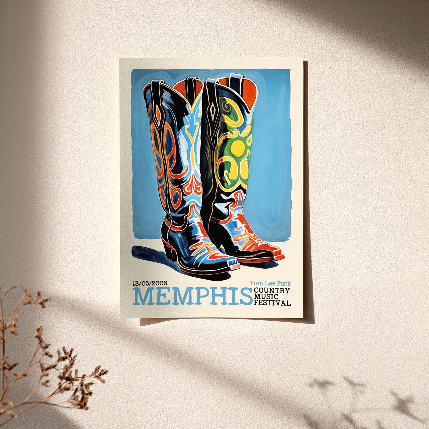 Country Music Vibes – Wall Art Print