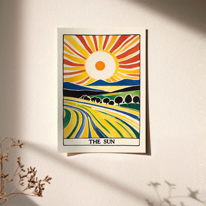 The Sun Landscape Poster Print