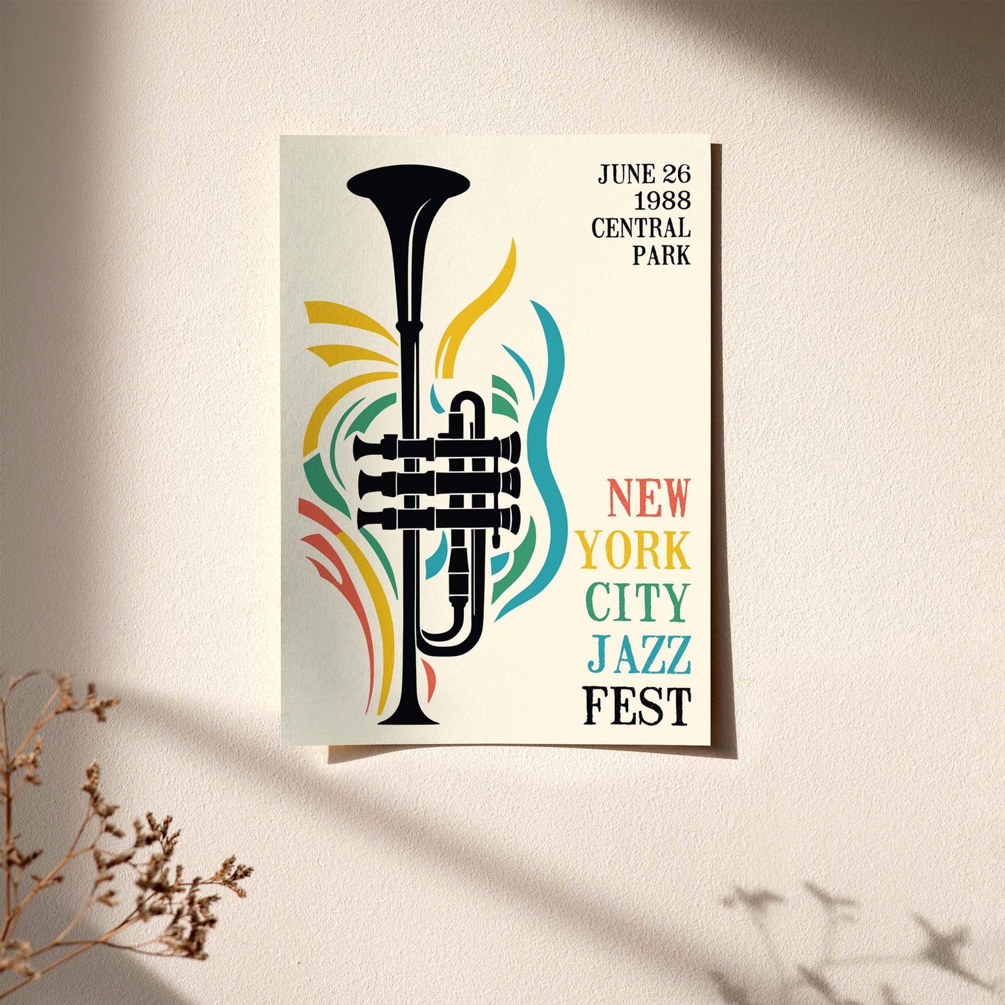 NYC Jazz Fest Poster Print