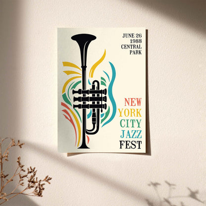 NYC Jazz Fest Poster Print