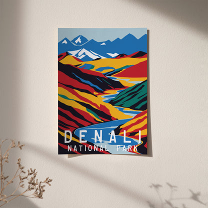 Denali National Park Travel Print