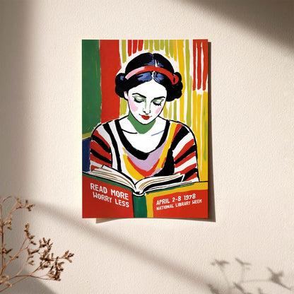 Read More Worry Less Poster Print