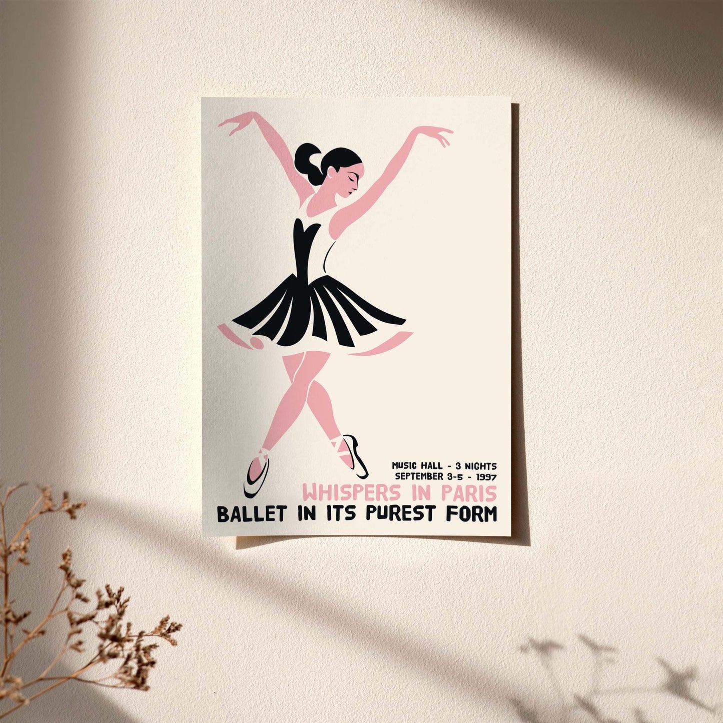 Whispers in Paris Ballet Print