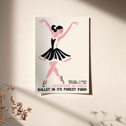 Whispers in Paris Ballet Print