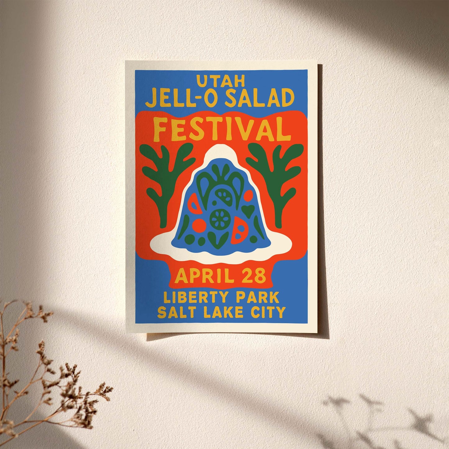 Utah Jell-O Salad Festival Poster 1998