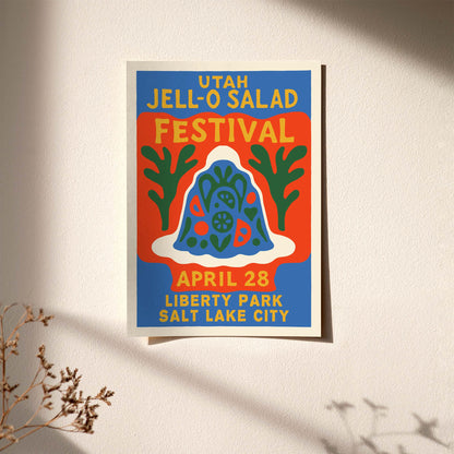 Utah Jell-O Salad Festival Poster 1998