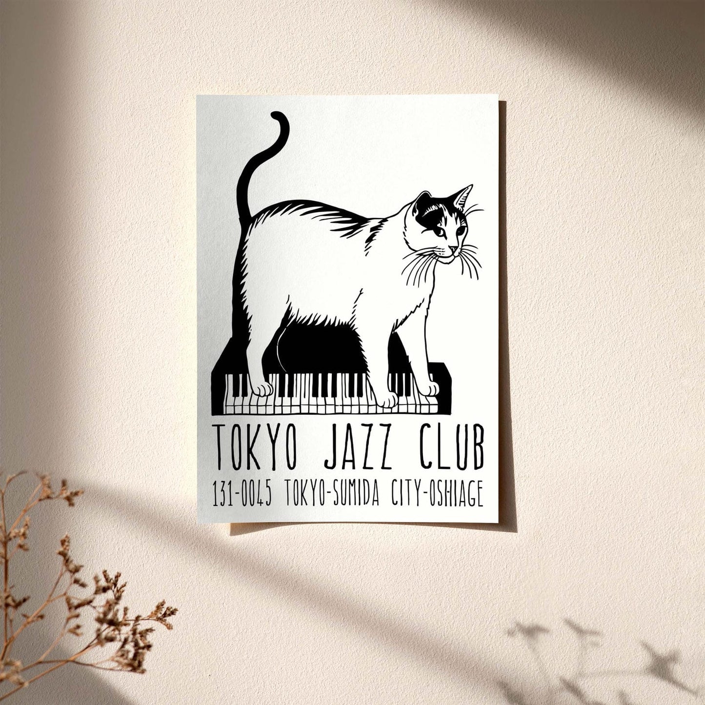 Tokyo Jazz Club Poster Print