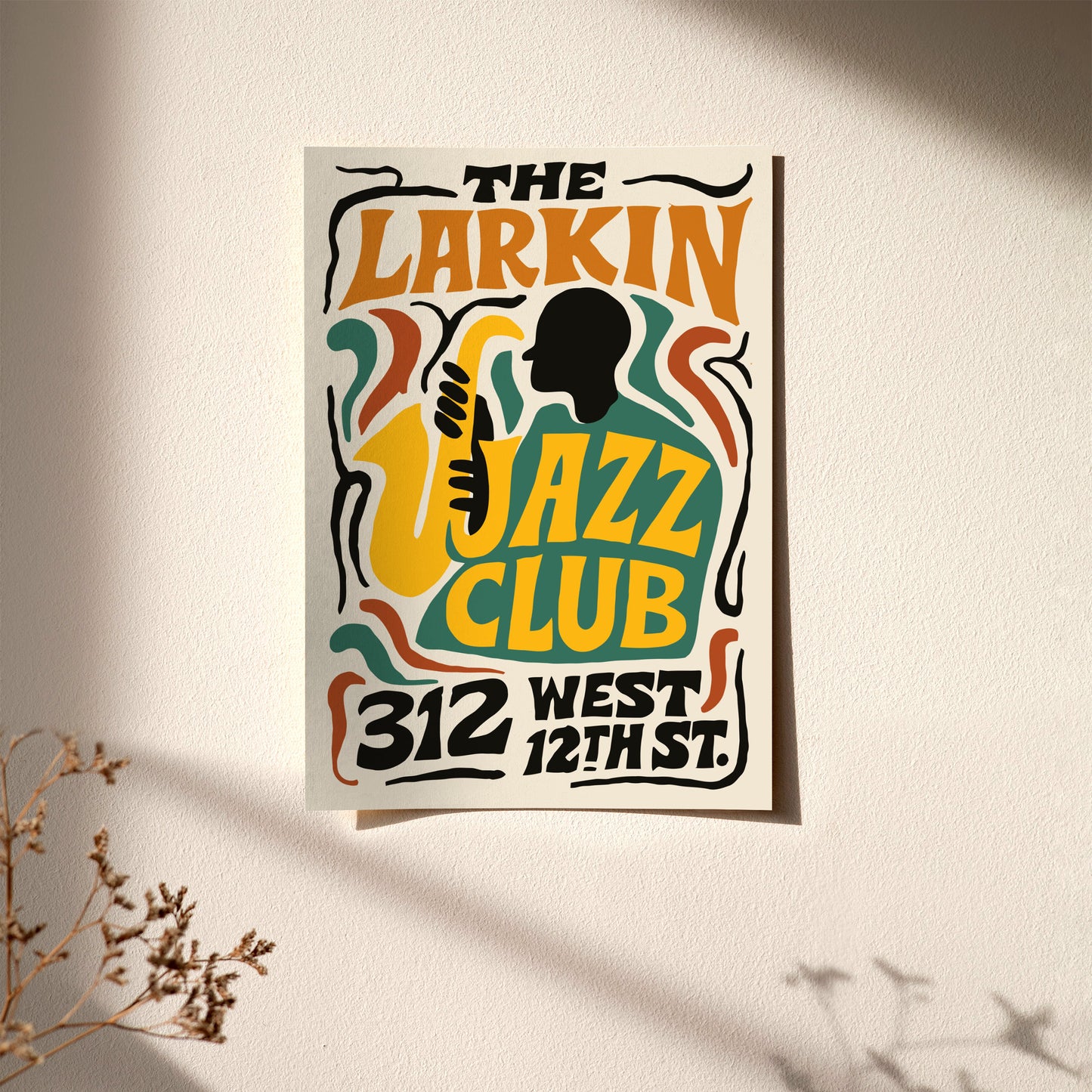 The Larkin Jazz Club Poster