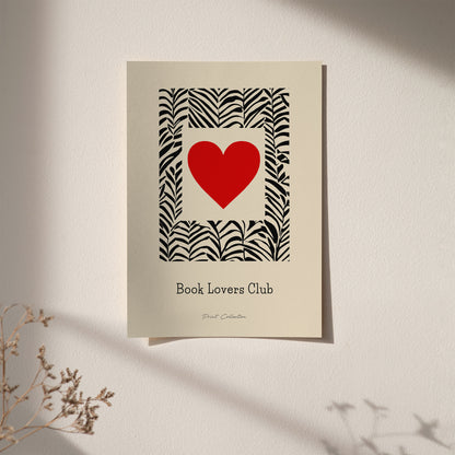 Book Lovers Club Art Print