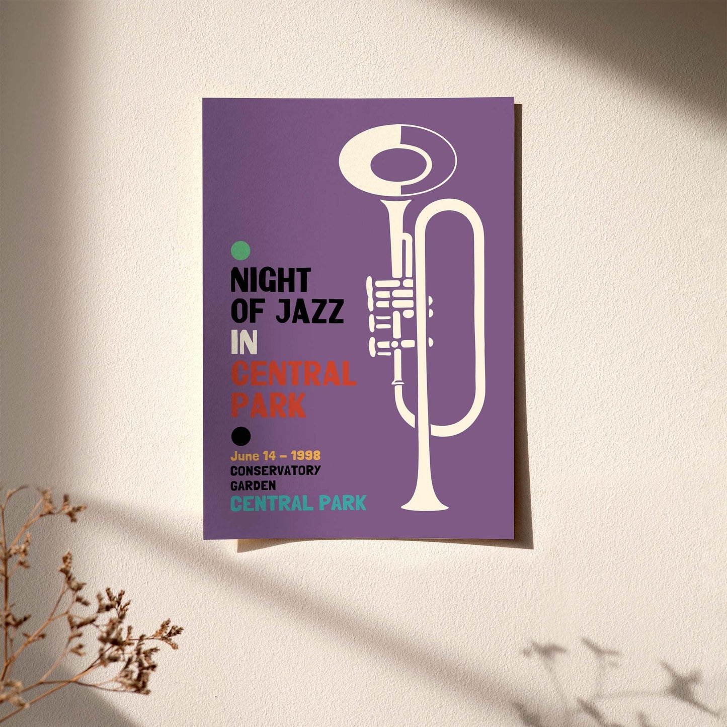 Jazz in Central Park – Poster Print