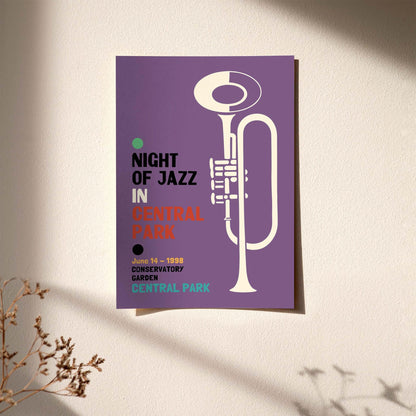 Jazz in Central Park – Poster Print
