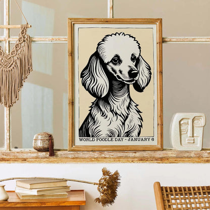 World Poodle Day Art Print