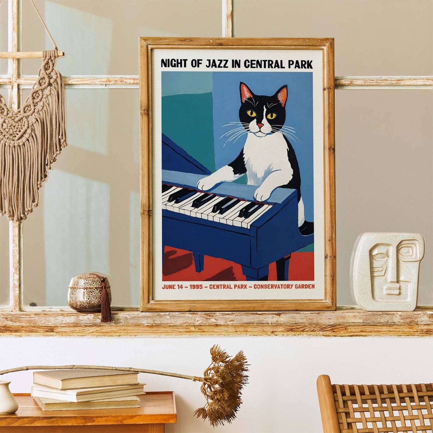 1995 Central Park Jazz Poster