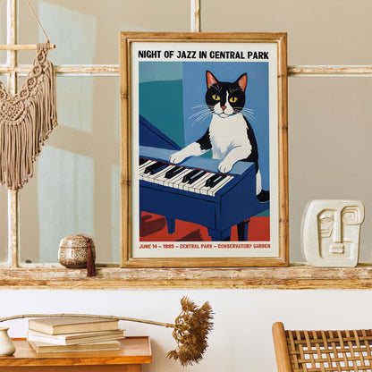 1995 Central Park Jazz Poster