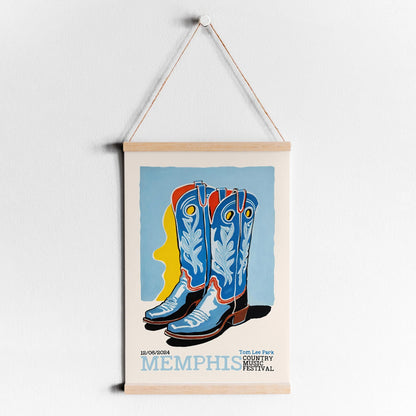 Memphis Country Music Festival Print
