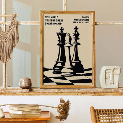 1965 World Student Chess Poster