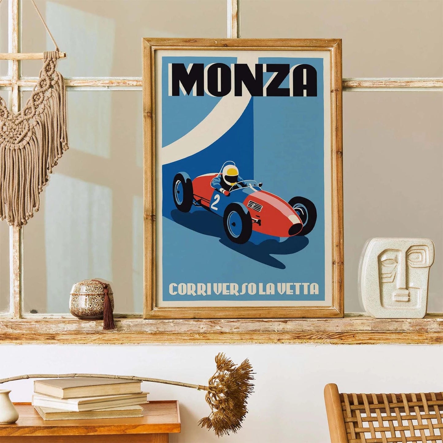 Monza Vintage Racing Poster
