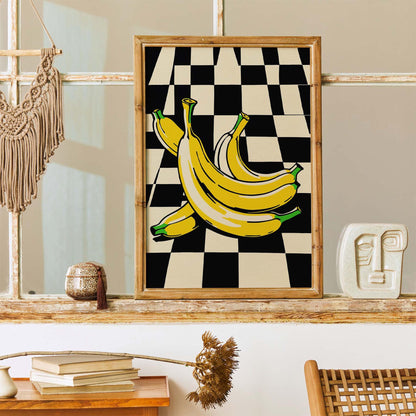 Pop Art Banana Kitchen Wall Print