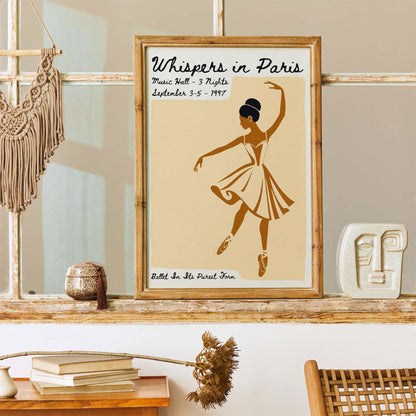 Whispers in Paris Dance Ballet Poster
