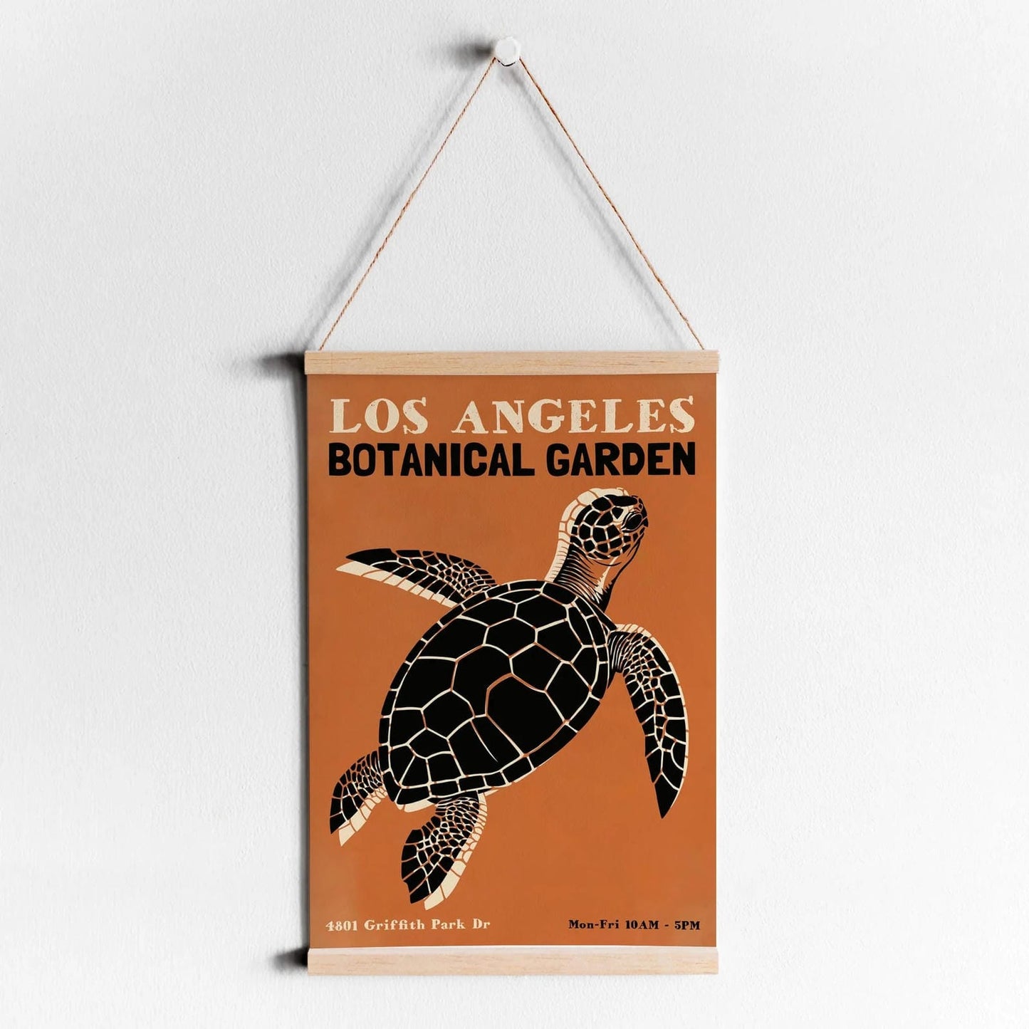 LA Botanical Garden Sea Turtle Poster