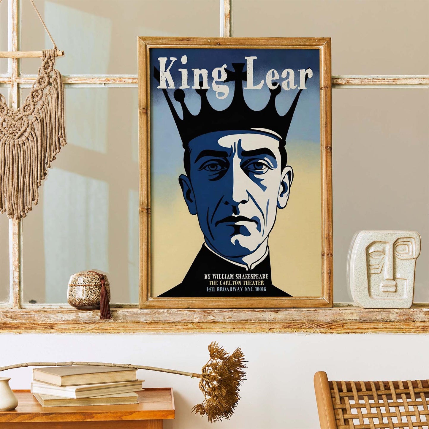 King Lear Crown Poster Print