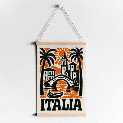 Italia Travel Poster Print