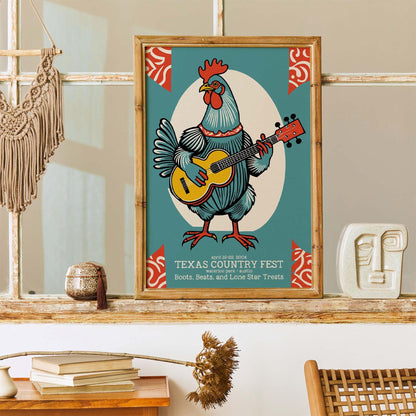 Texas Country Fest Poster Print