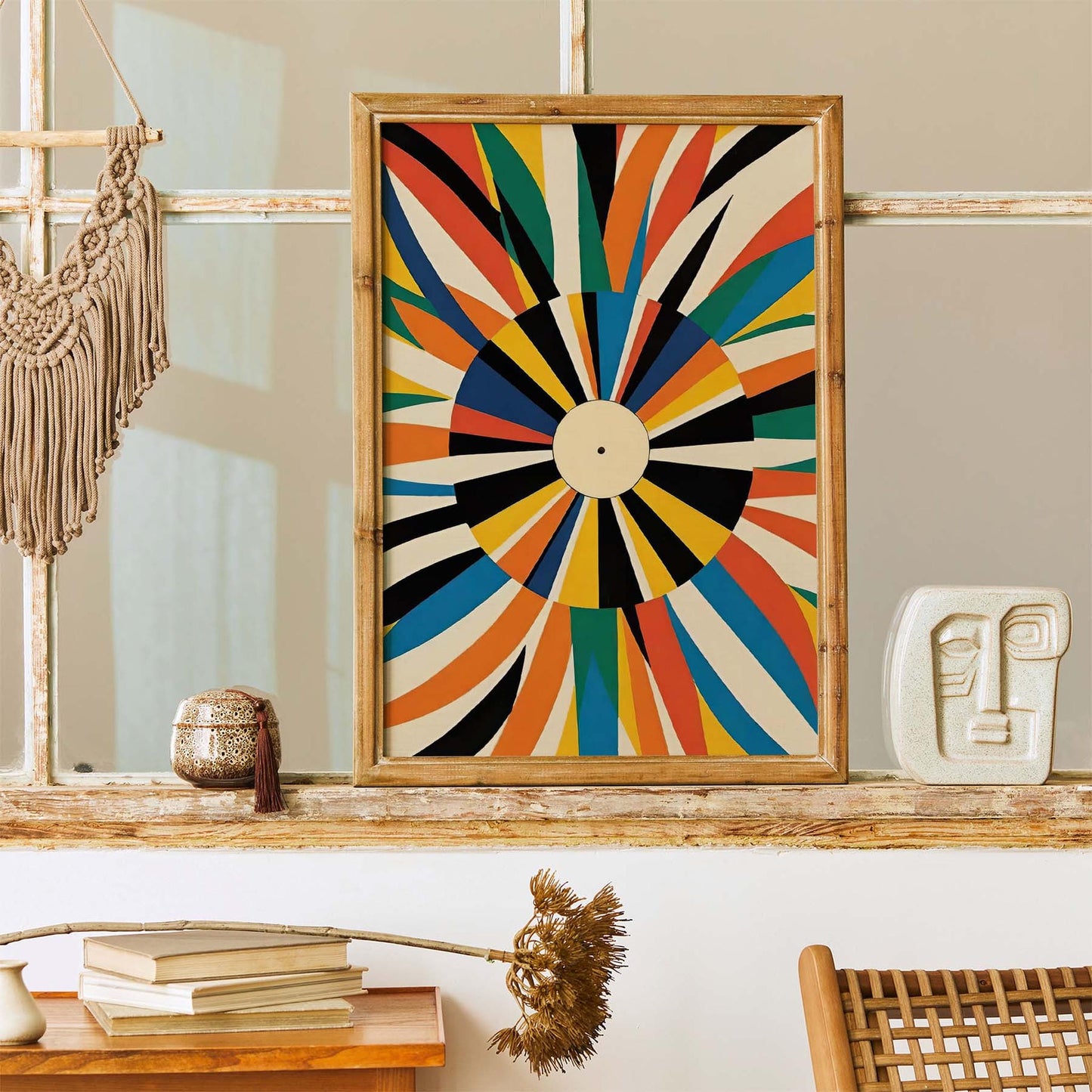 Color Burst Vinyl Poster