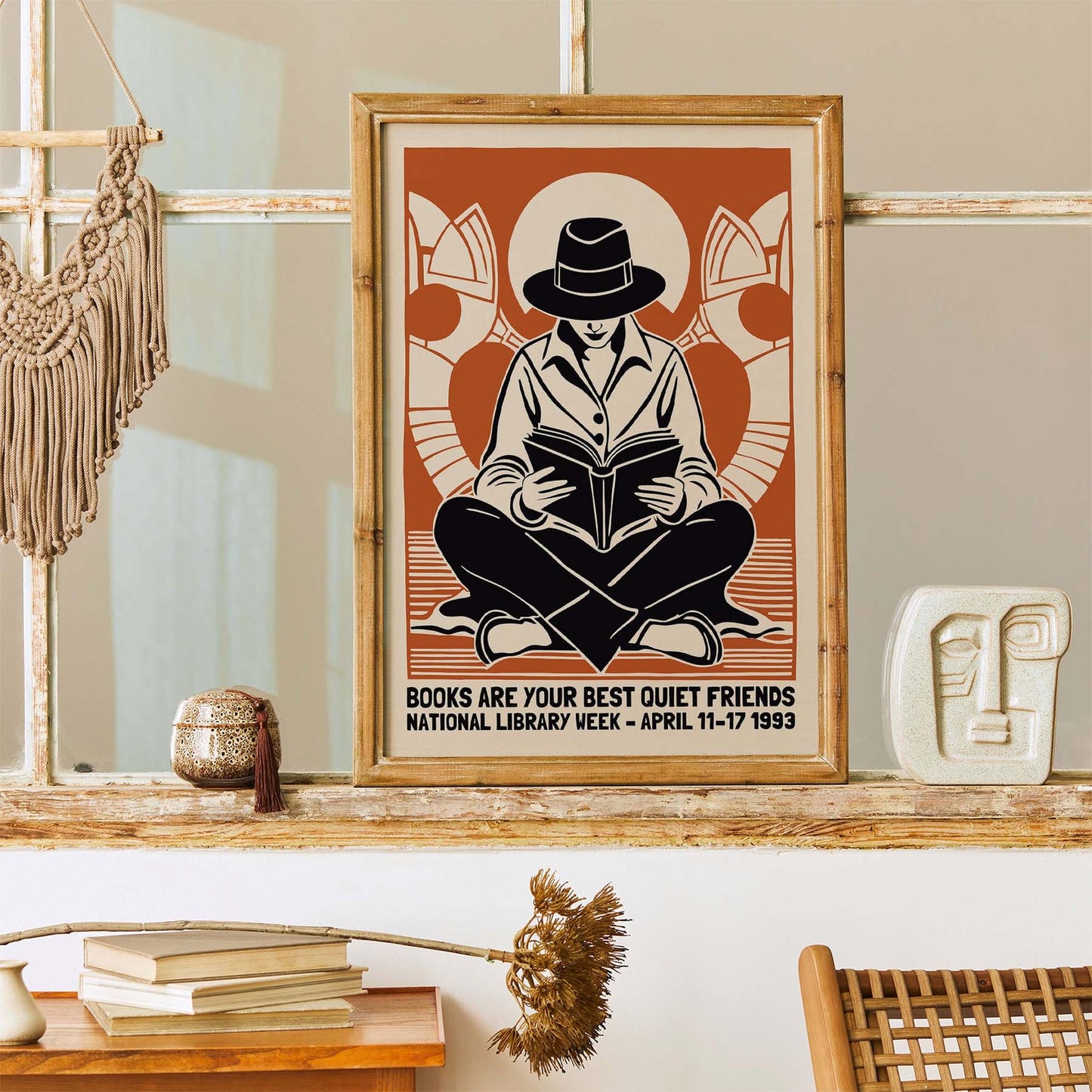 1993 Reading Reflection Wall Art