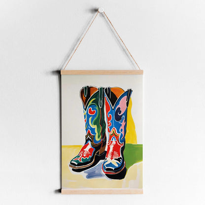 Pop Art Cowboy Boots