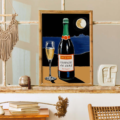 French Night with La Lune Print