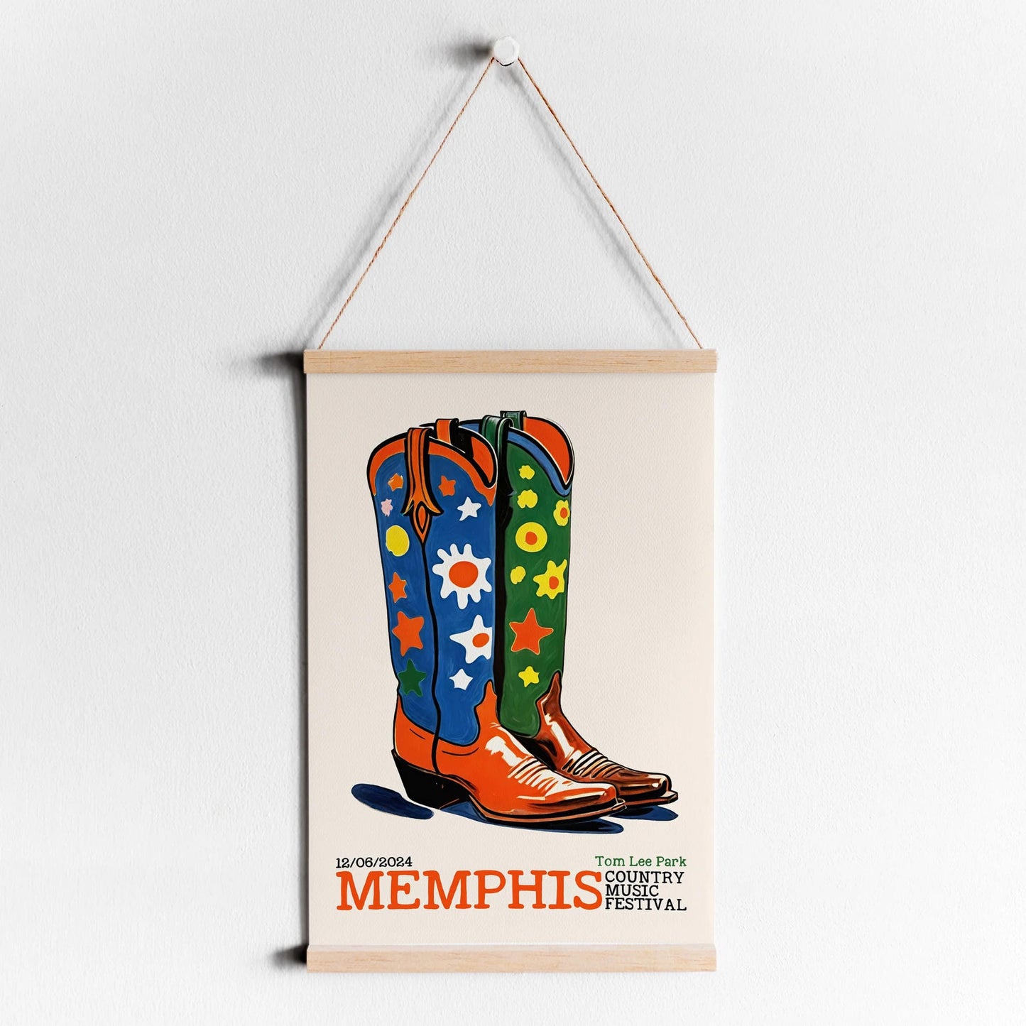 Memphis Country Music Festival Poster
