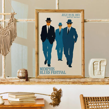 Memphis Blues Festival 1971 Poster