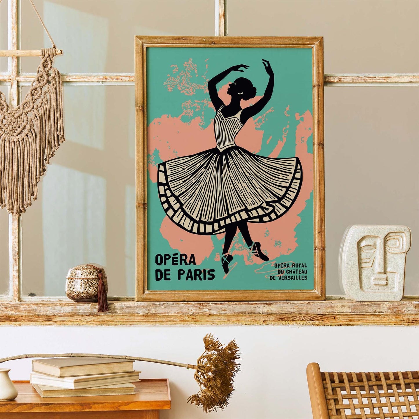 Opéra de Paris Ballerina Wall Art Print