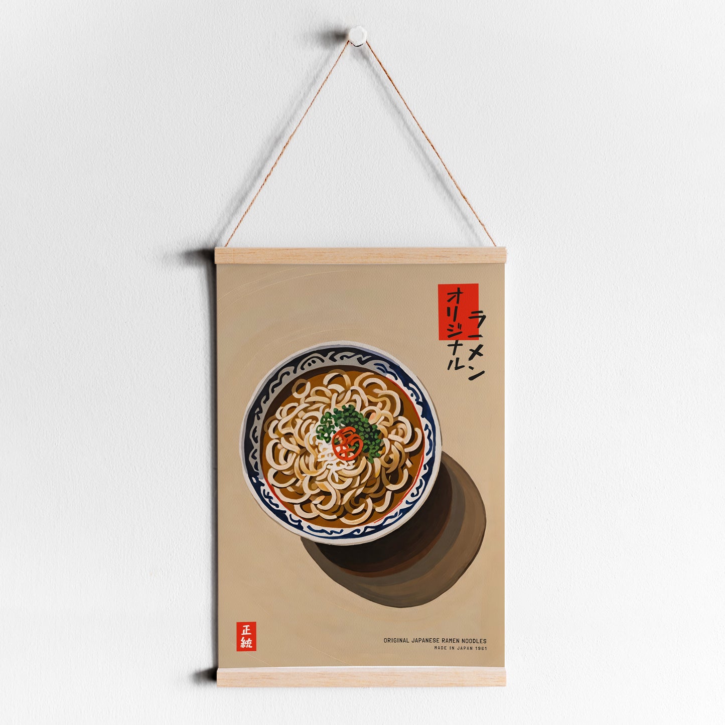 Original Japanese Ramen Noodles Poster