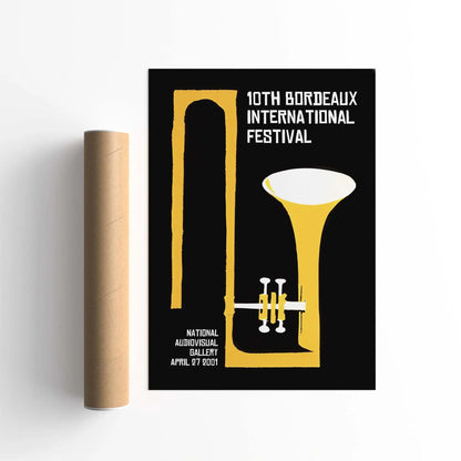 Bordeaux Festival Music Poster Print