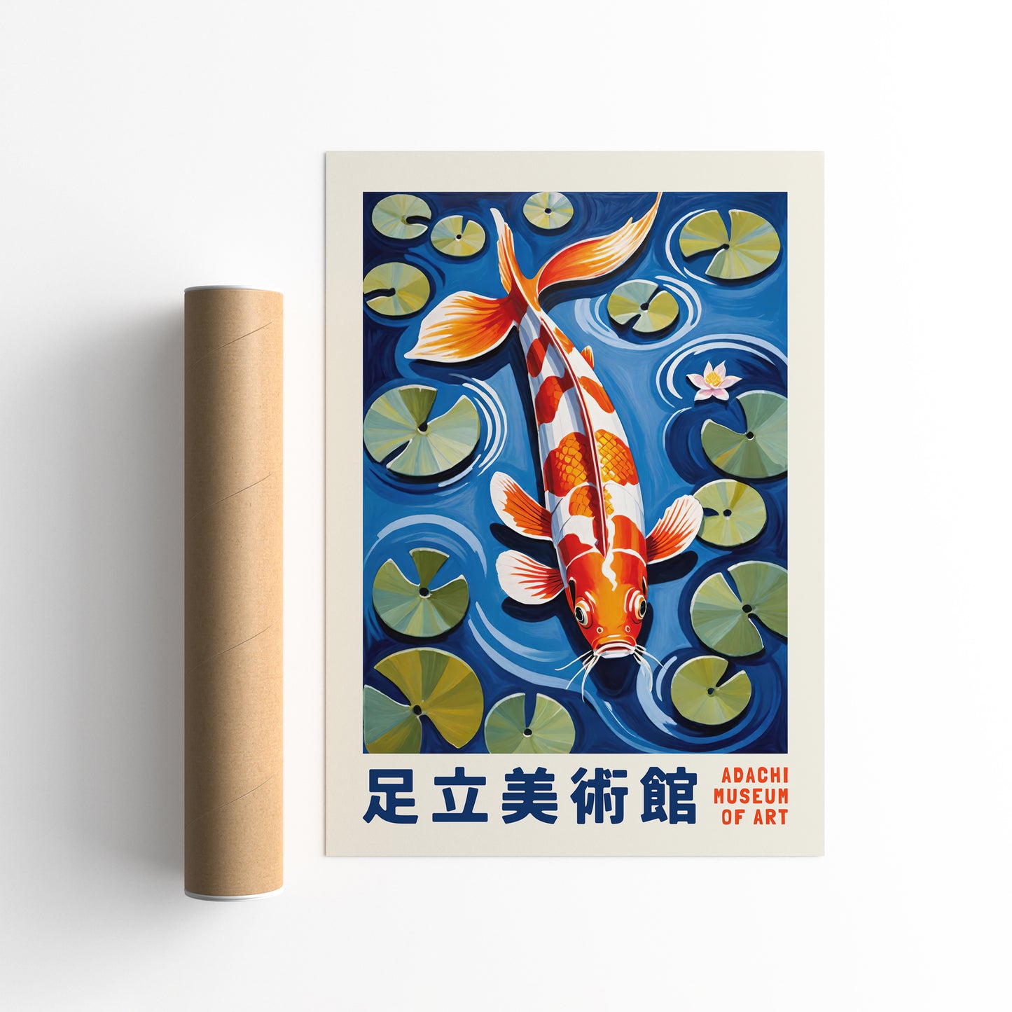Adachi Museum Koi Fish Poster