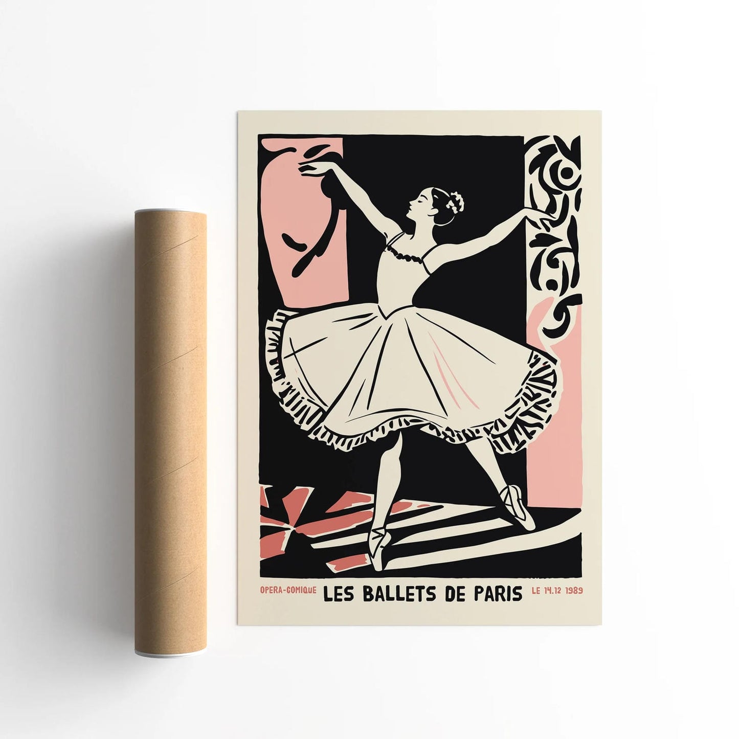 Les Ballets De Paris Vintage Poster