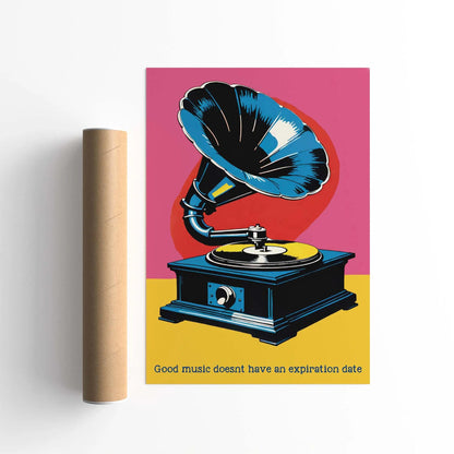 Retro Music Vibes – Wall Art Print