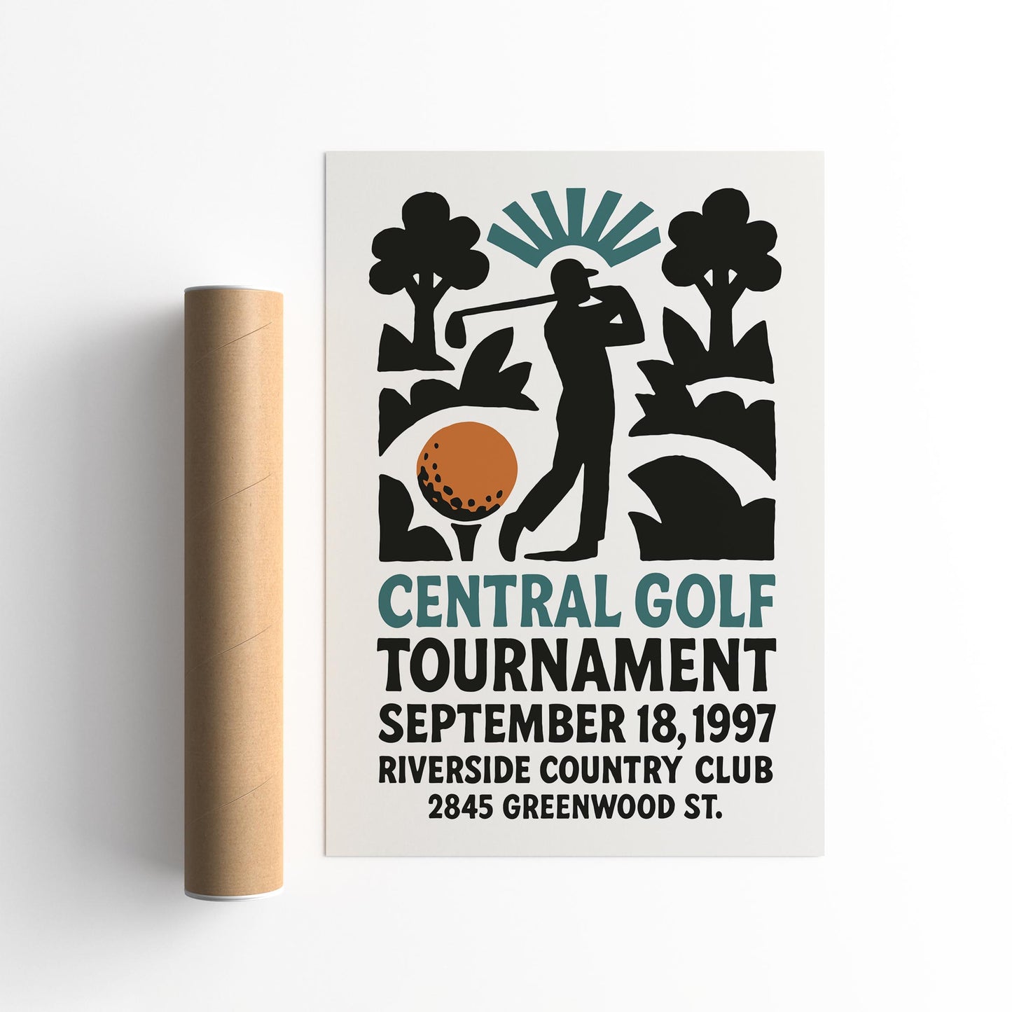 Golf Tournament Poster Print
