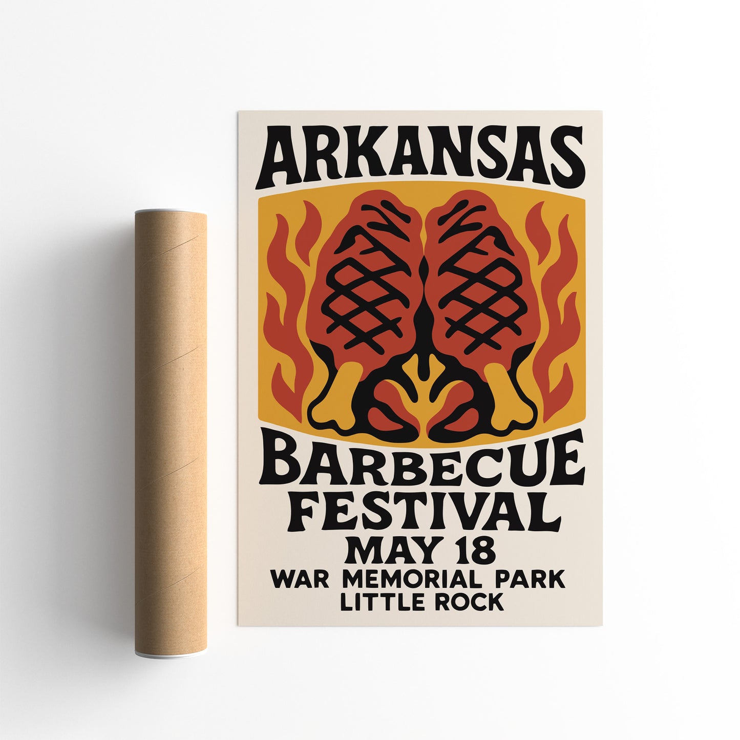 Arkansas Barbecue Festival Poster