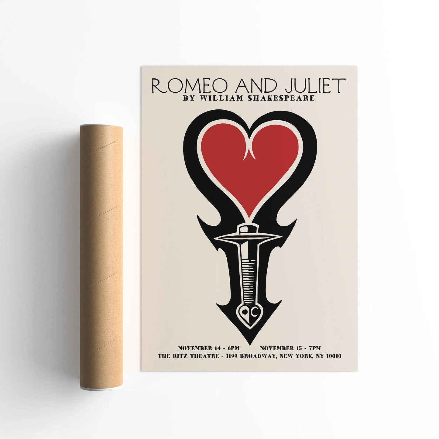 Romeo and Juliet Art Poster