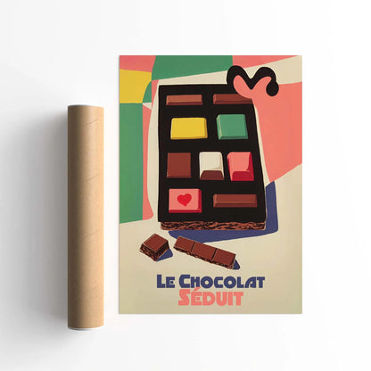 Le Chocolat Séduit Poster Print