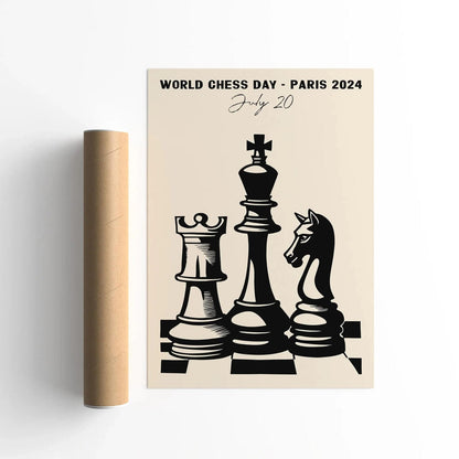 World Chess Day Paris 2024 Poster