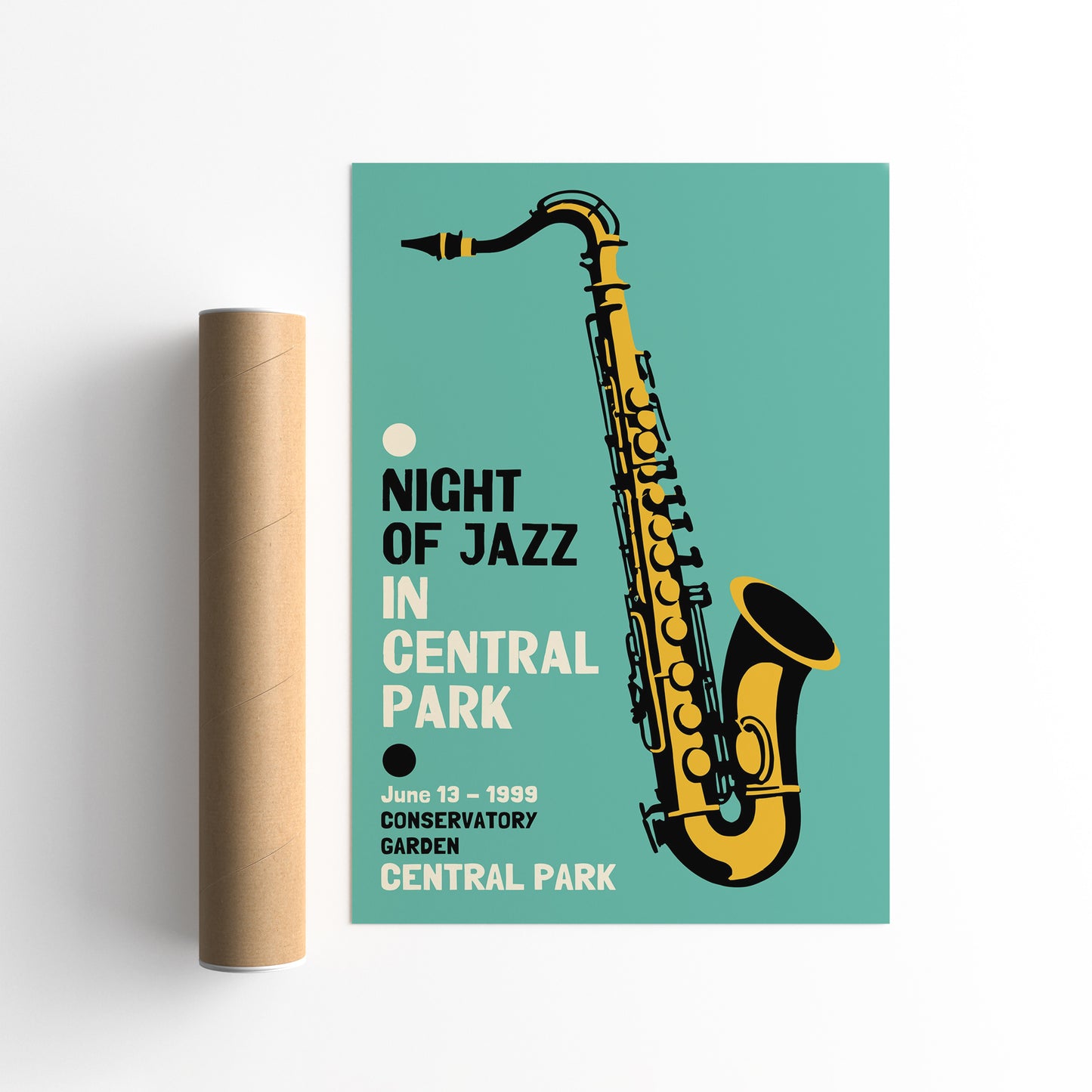 Night of Jazz In Central Park Poster