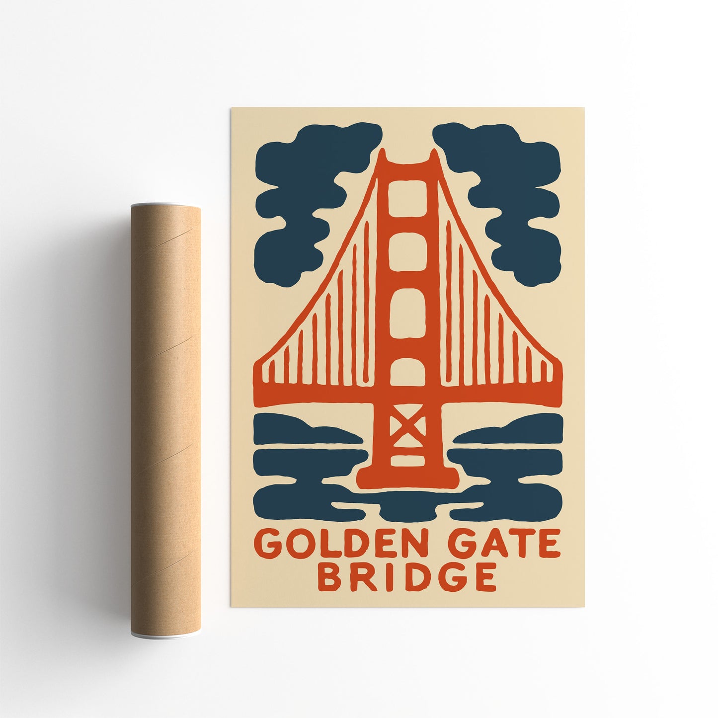 Golden Gate Bridge Travel Poster