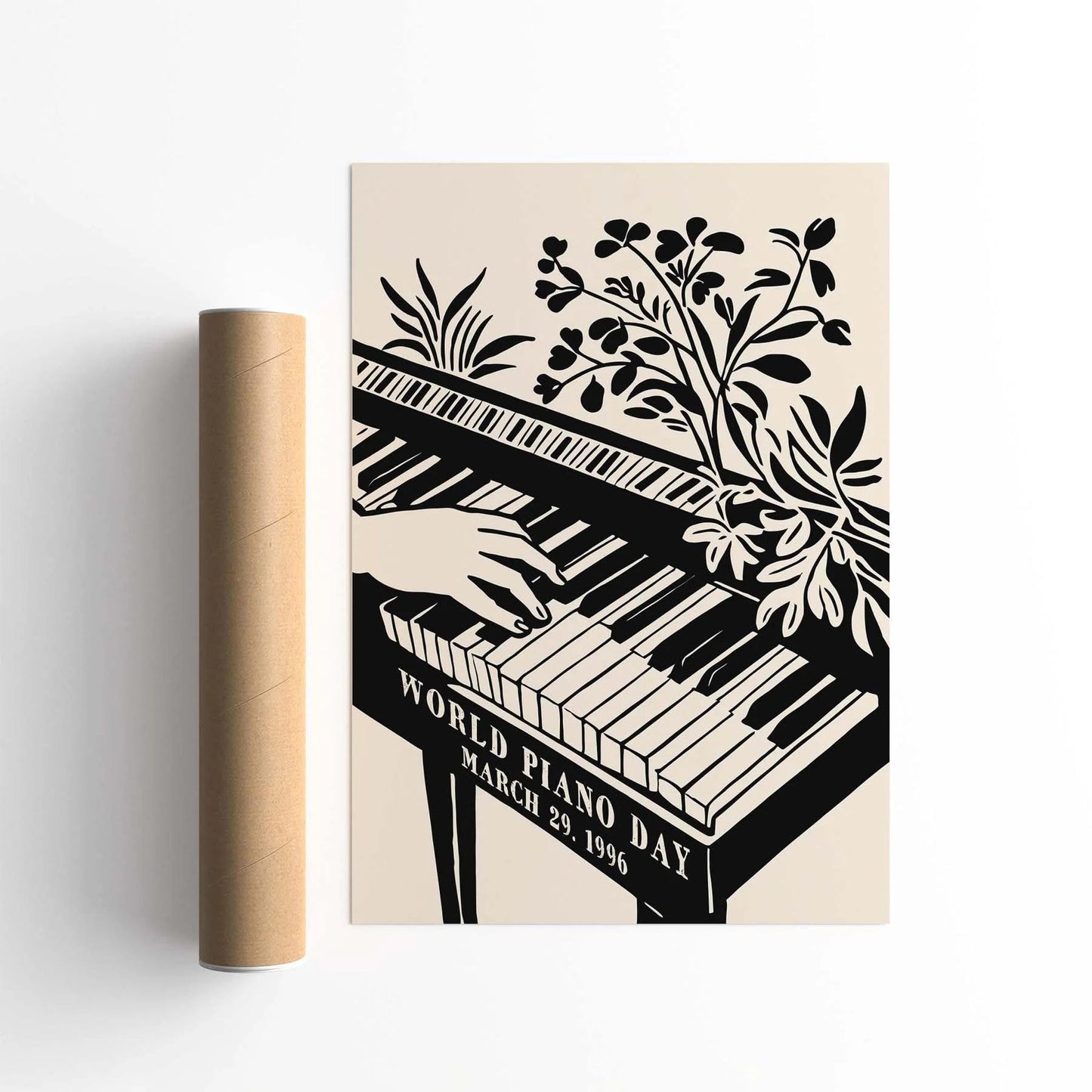 World Piano Day Poster Print