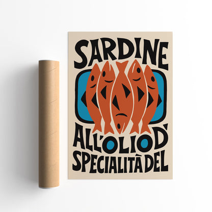 Sardine Specialità Poster Print