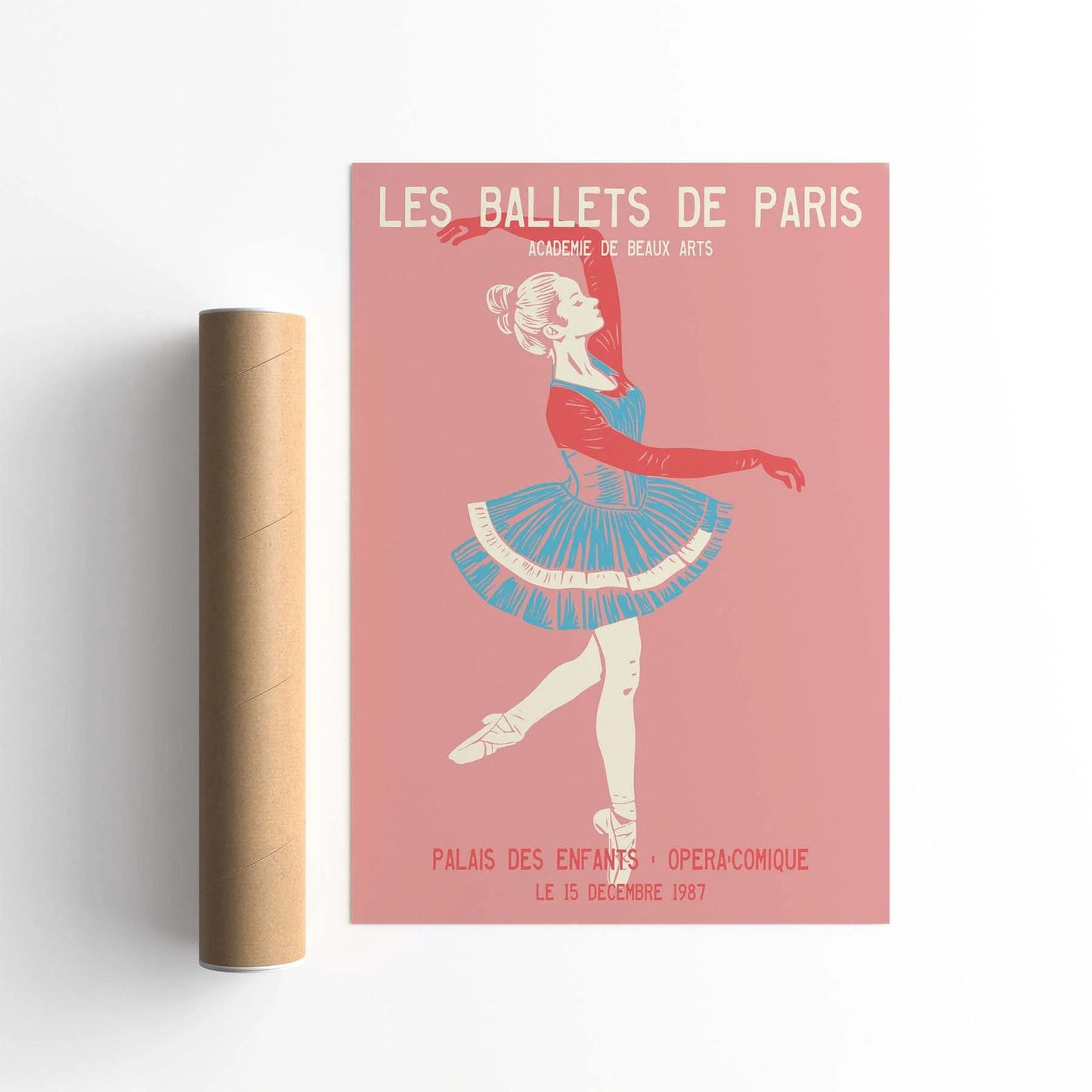 Vintage Ballet Performance Poster